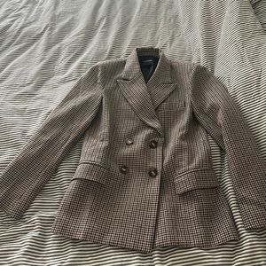 Maje Houndstooth Blazer